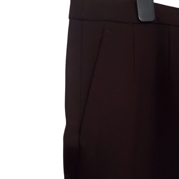 J. Crew Martie Slim Cropped Pants Trousers Side Zip Women Brown Size 16T - Picture 4 of 7